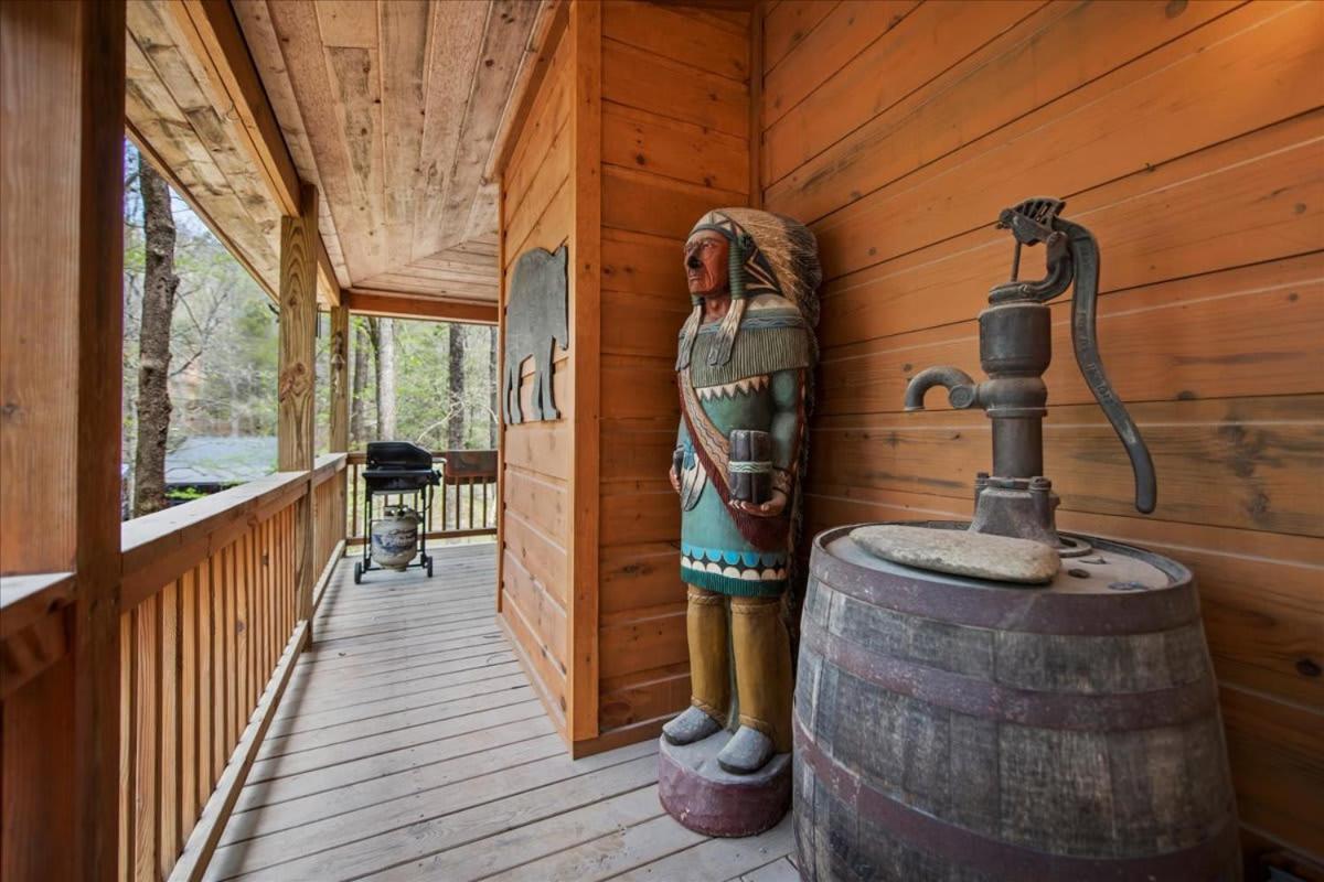 Cozy Cabin Beside Briar Creek, Fire Pit, Wifi Villa Ellijay Exterior foto