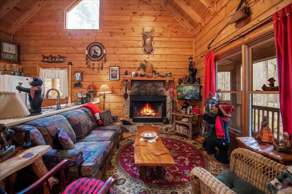 Cozy Cabin Beside Briar Creek, Fire Pit, Wifi Villa Ellijay Exterior foto